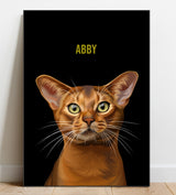 Pop Art Cat Portrait