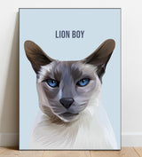 Pop Art Cat Portrait