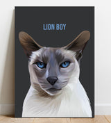 Pop Art Cat Portrait