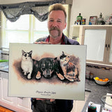 Watercolour Pet Illustration